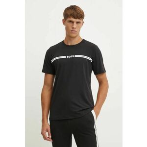 BOSS tricou barbati, culoarea negru, cu imprimeu, 50522143 imagine