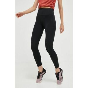 Under Armour leggins de antrenament culoarea negru, neted imagine