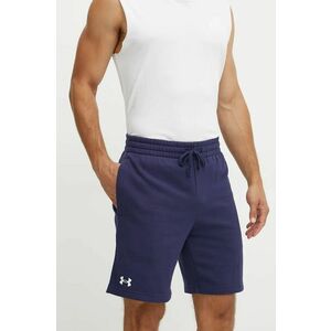 Under Armour pantaloni scurti barbati, culoarea albastru marin imagine