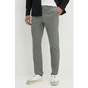 Hackett London pantaloni barbati, culoarea verde, drept, HM212487R imagine