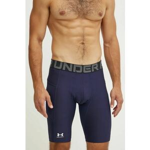 Under Armour pantaloni scurți de antrenament culoarea albastru marin imagine