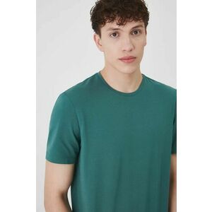 Medicine tricou barbati, culoarea verde, neted imagine