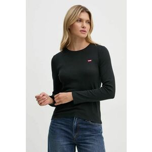 Levi's longsleeve femei, culoarea negru, 000KL imagine