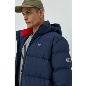 Tommy Jeans geaca de puf barbati, culoarea albastru marin, de iarna imagine