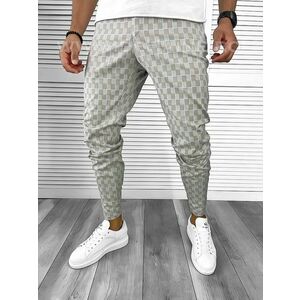 Pantaloni barbati eleganti gri B1843 D6-3.4 imagine