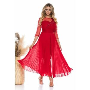 Rochie midi cu pliuri in partea inferioara imagine