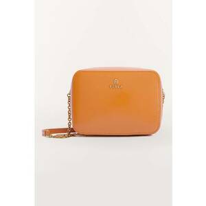 Geanta crossbody mica de piele cu logo imagine