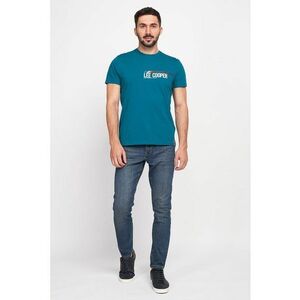 Blugi slim fit cu model decolorat imagine