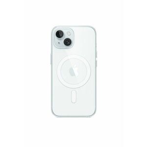 Husa de protectie Clear Case with MagSafe pentru iPhone 15 - Transparent imagine