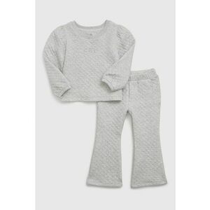 Set de bluza si pantaloni cu aspect matlasat imagine