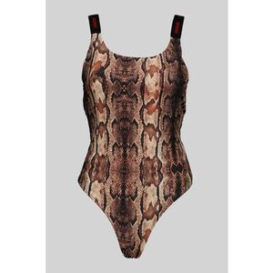 Costum de baie intreg cu animal print imagine