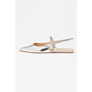 Balerini slingback de piele cu varf ascutit imagine