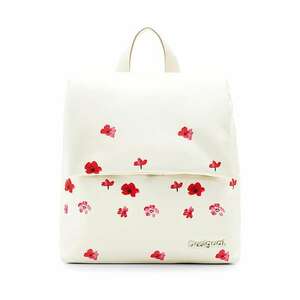 Rucsac de piele ecologica cu imprimeu floral imagine