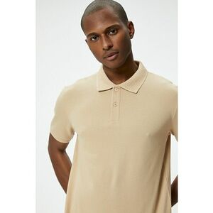 Tricou polo slim fit din bumbac imagine