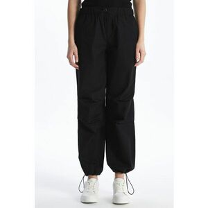 Pantaloni jogger din bumbac cu talie inalta imagine