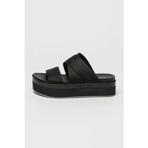 Papuci flatform cu logo imagine