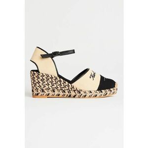 Espadrile wedge cu logo imagine