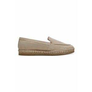 Espadrile din piele cu model uni imagine