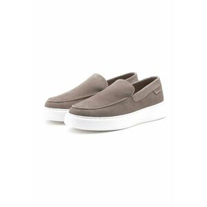 Pantofi loafer din piele intoarsa cu varf rotund imagine