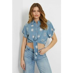 Camasa crop din chambray imagine