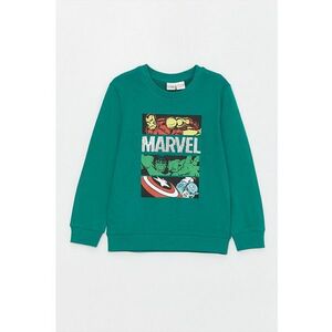 Bluza de trening cu decolteu la baza gatului si imprimeu Marvel imagine