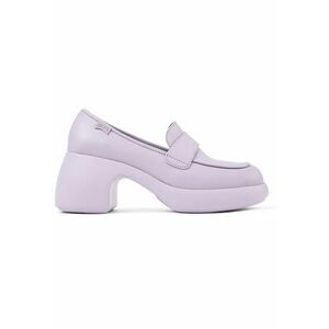 Pantofi loafer din piele cu toc masiv Thelma 1151 imagine