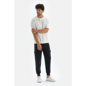 Pantaloni sport cargo din amestec de modal imagine