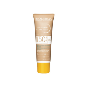 Fluid cu protectie solara Photoderm Cover Touch SPF 50+ nuanta aurie - pentru ten mixt si gras - 40 ml imagine