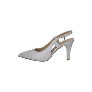 Pantofi slingback din piele cu varf ascutit imagine