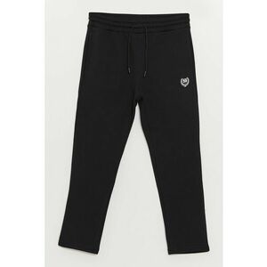 Pantaloni de trening din amestec de bumbac cu croiala dreapta imagine