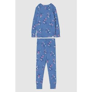 Pijama din bumbac organic cu model imagine