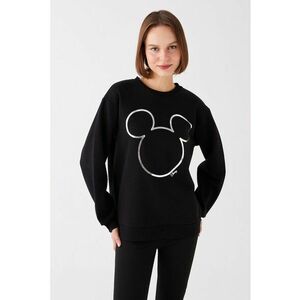 Bluza de trening cu imprimeu cu Mickey Mouse imagine