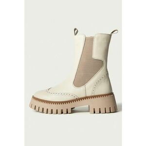 Ghete Chelsea high-cut de piele imagine