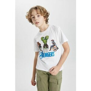 Tricou de bumbac cu imprimeu de desene imagine