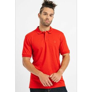 Tricou polo slim fit din material pique Passenger imagine