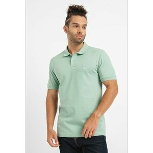 Tricou polo slim fit din material pique Passenger imagine