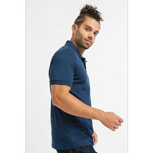 Tricou polo slim fit din material pique Passenger imagine