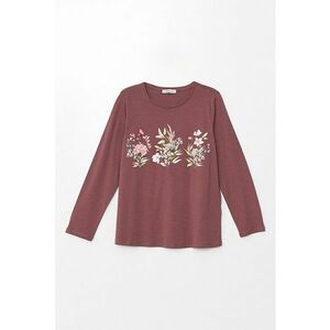 Bluza din bumbac cu imprimeu floral imagine