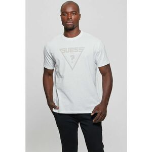 Tricou din bumbac cu decolteu la baza gatului pentru fitness imagine