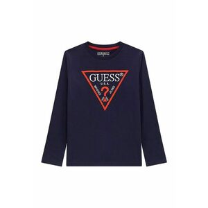 GUESS - Bluza de bumbac cu imprimeu logo imagine