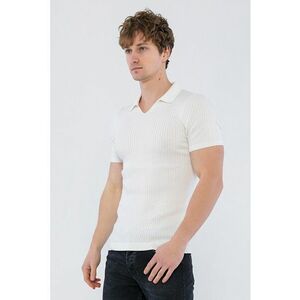 Tricou polo striat imagine