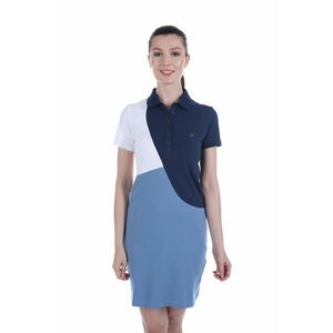 Rochie polo cu model colorblock imagine