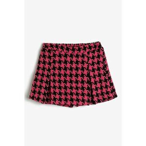 Fusta-pantalon cu imprimeu houndstooth imagine