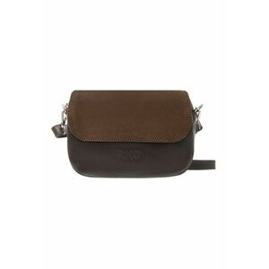 Geanta crossbody de piele si piele intoarsa imagine