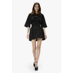 Rochie-tricou mini cu croiala evazata imagine