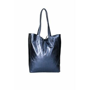 Geanta tote din piele cu model uni 168059 imagine