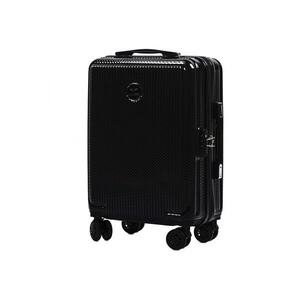 Troler Cabina - PC 565 - 55 cm - 4 Roti Duble - Cifru TSA - Policarbonat - Negru imagine