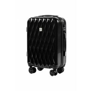 Troler Cabina - PC 190 - 55 cm - 4 Roti Duble - Cifru TSA - Policarbonat - Negru imagine