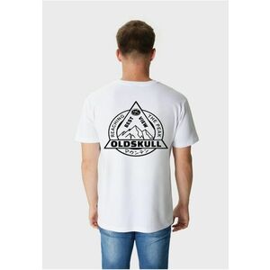 Tricou cu imprimeu logo si decolteu la baza gatului 173153 imagine