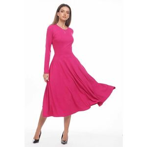 Rochie midi evazata cu buzunare imagine